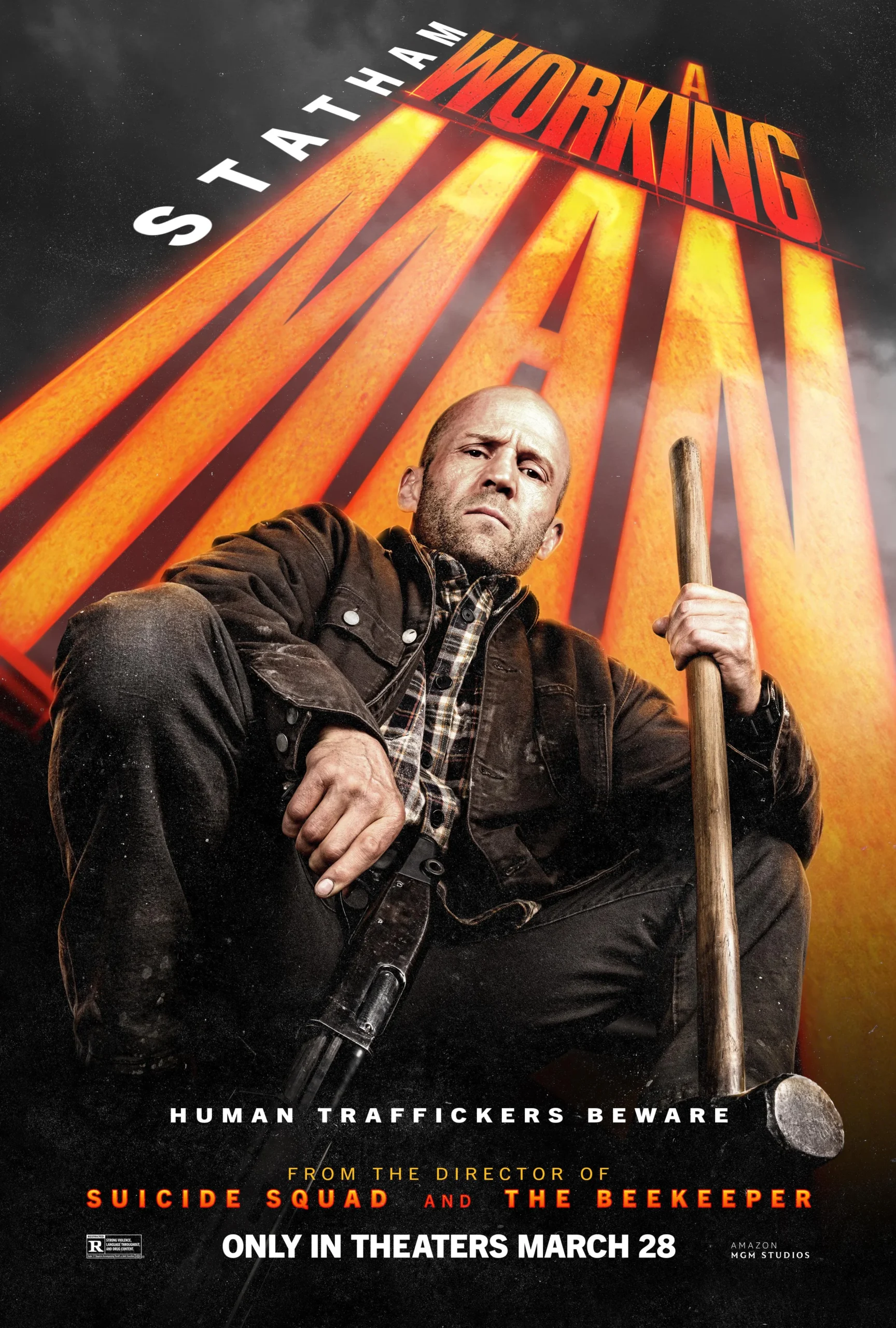 Poster Image For Film A Working Man 2025 Watch Now On Rapido TVS Best IPTV Ireland Provider