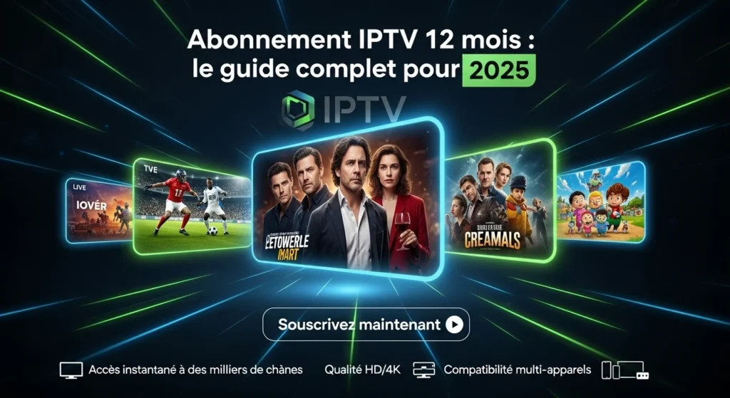 Abonnement iptv 12 mois le guide complet pour 2025